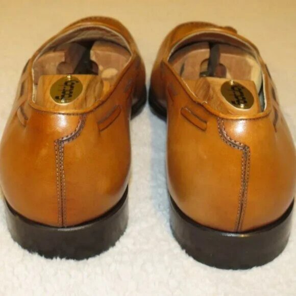 Kiton Huston Brown Calf Leather Moccasain Tassel Loafers 10 NWOB main image 4